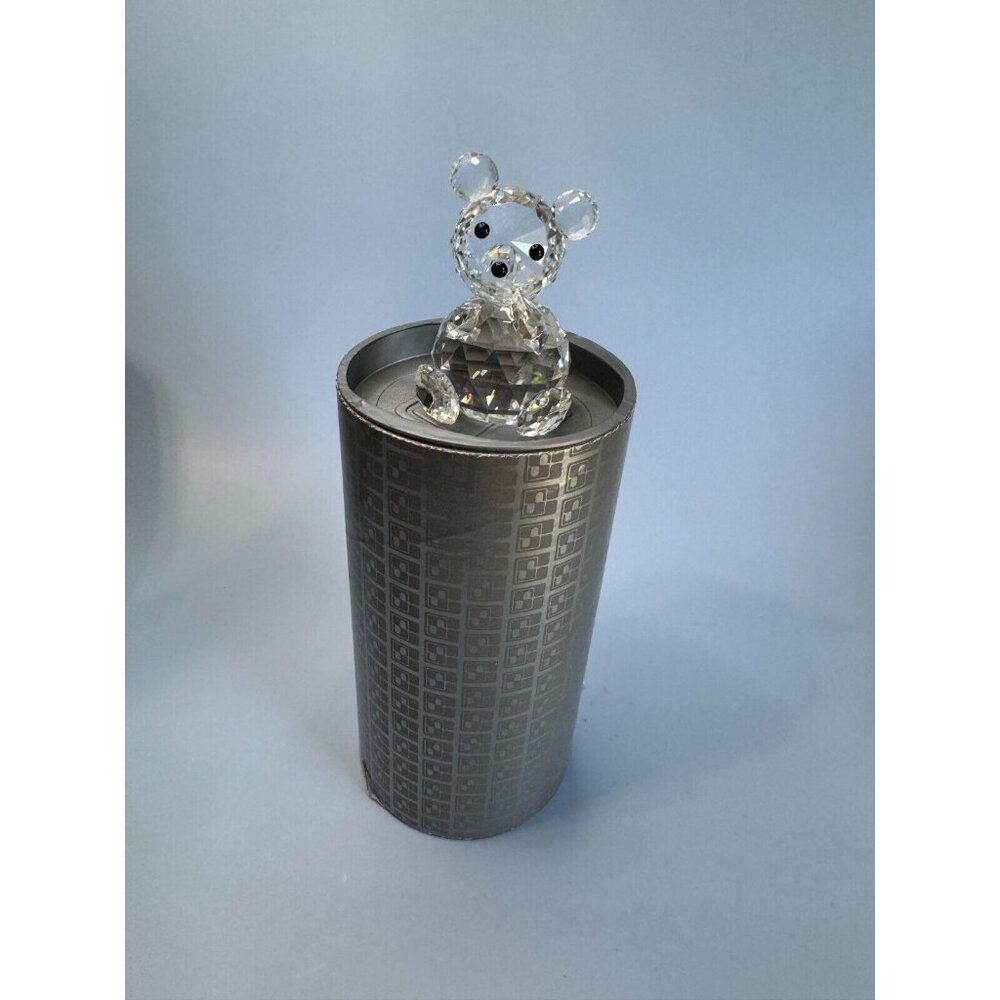 Retired Swarovski Silver Crystal Large Bear A 7637 NR 075 000 with Original Box - Picture 9 of 9